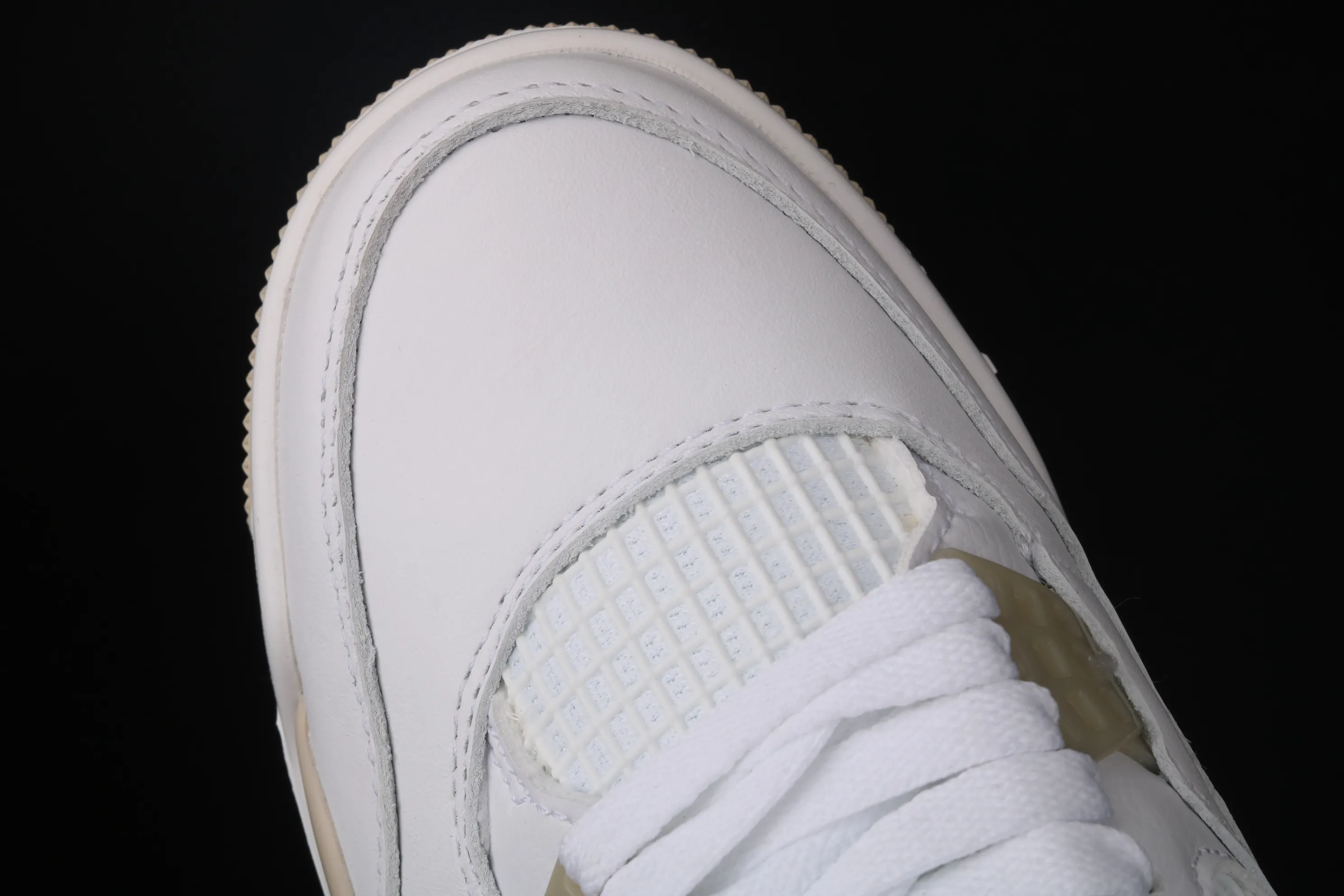 All Categories Air Jordan Jordan Series Basketball Shoes Air Jordan 4 Air Jordan 4 "Linen" AJ4 Joe 4 Beach White Gold #Original First Layer Leather 487724-118